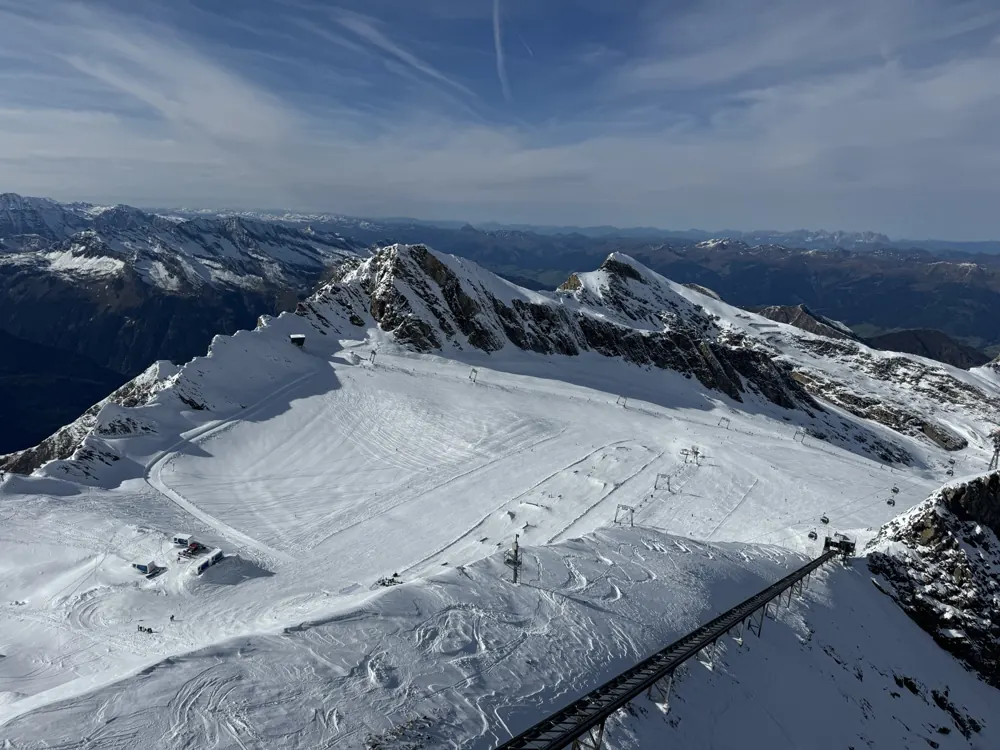 The Kitzsteinhorn glacier above Kaprun